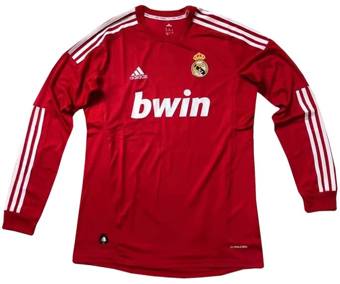Camisa retro Adidas Real Madrid 2011 2012 III jogador manga comprida